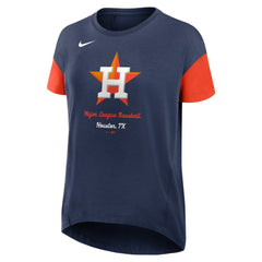 Houston Astros Nike Women's Flowy Fashion Tri-Blend Dri-FIT T-Shirt | MLB US