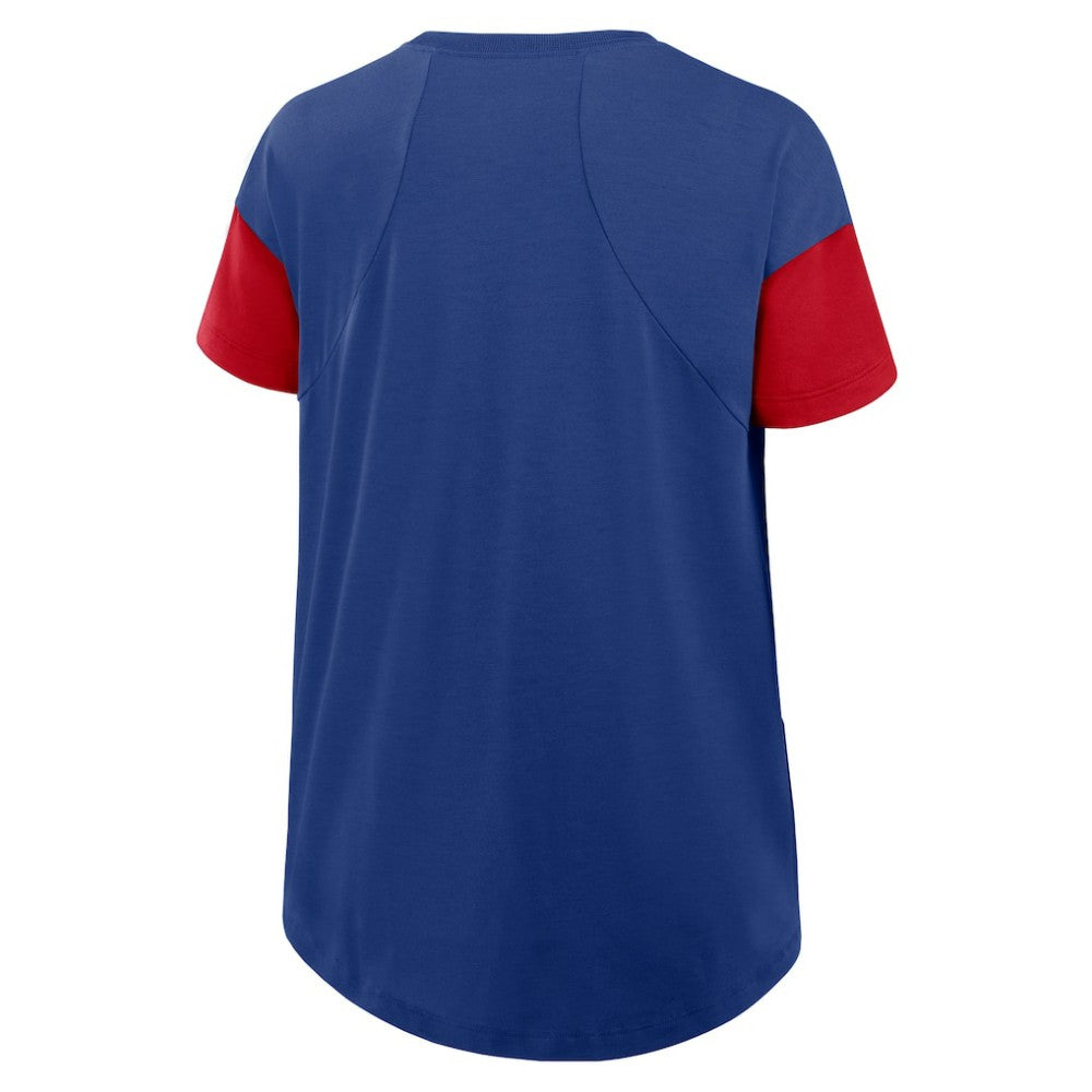 Texas Rangers Nike Women's Flowy Fashion Tri-Blend Dri-FIT T-Shirt | MLB On Sale