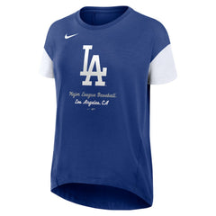 Los Angeles Dodgers Nike Women's Flowy Fashion Tri-Blend Dri-FIT T-Shirt | MLB Outlet