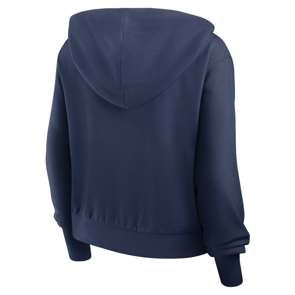 Milwaukee Brewers Nike Women's Cropped Chill Full-Zip Hoodie | MLB Sale