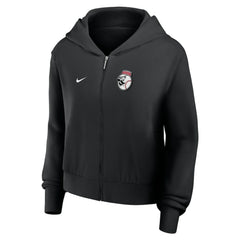 Cincinnati Reds Nike Women's Cropped Chill Full-Zip Hoodie | MLB On Sale