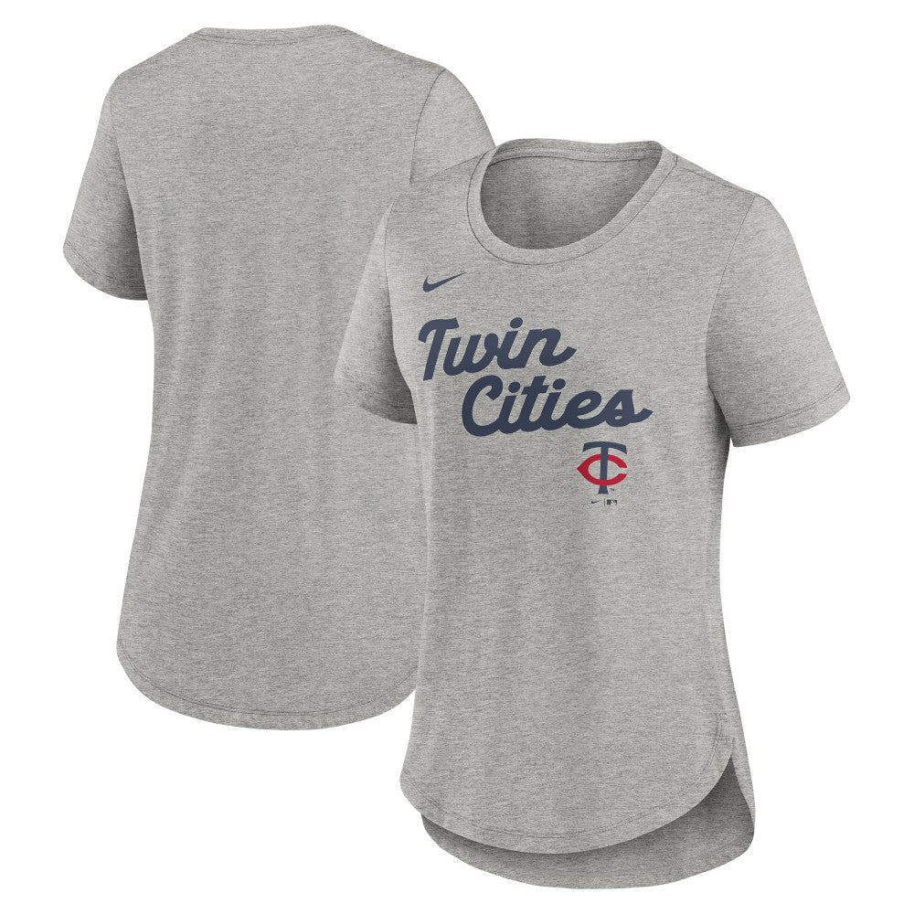Minnesota Twins Nike Women's Script Tri-Blend T-Shirt | MLB Shop