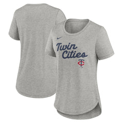 Minnesota Twins Nike Women's Script Tri-Blend T-Shirt | MLB Shop