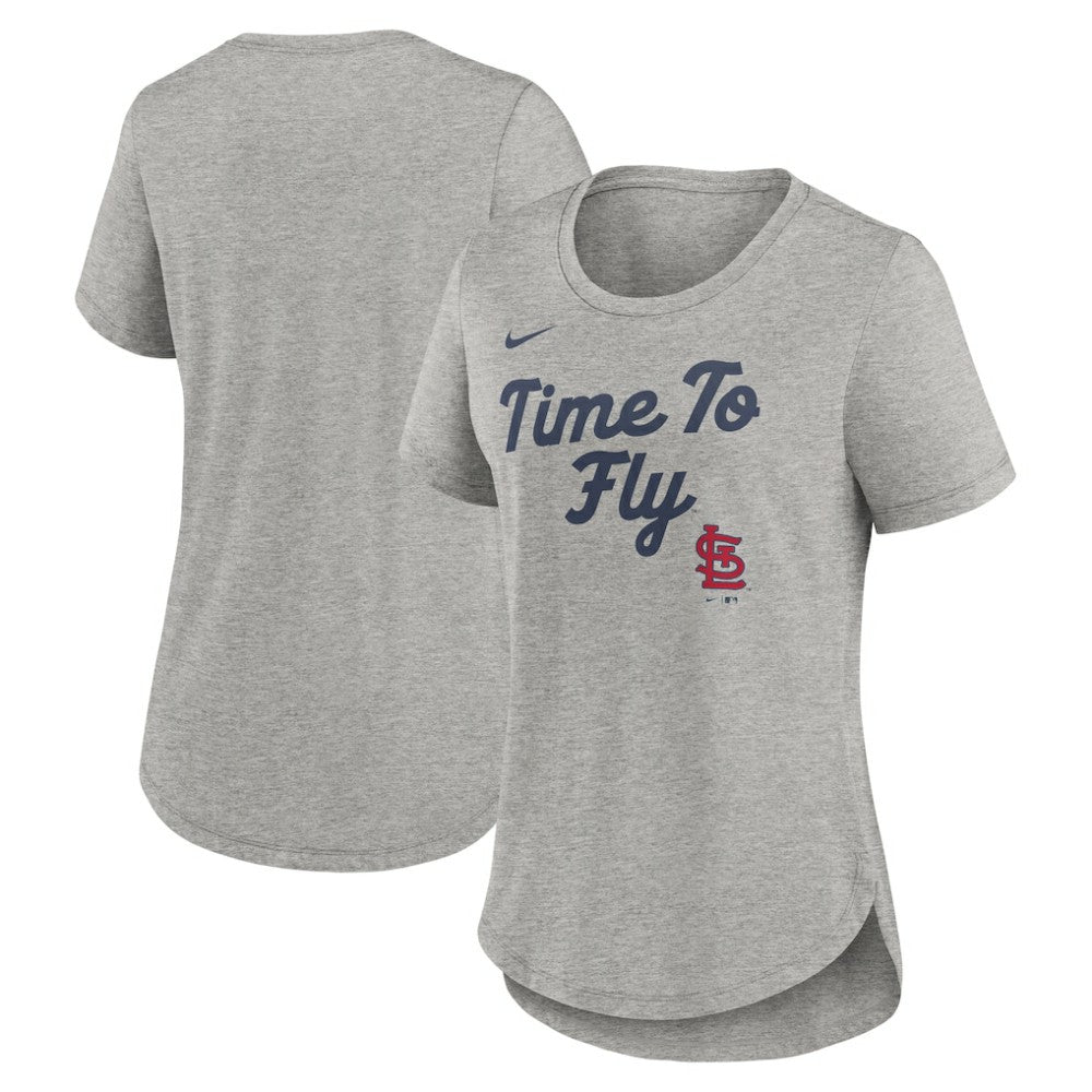 St. Louis Cardinals Nike Women's Script Tri-Blend T-Shirt | MLB US
