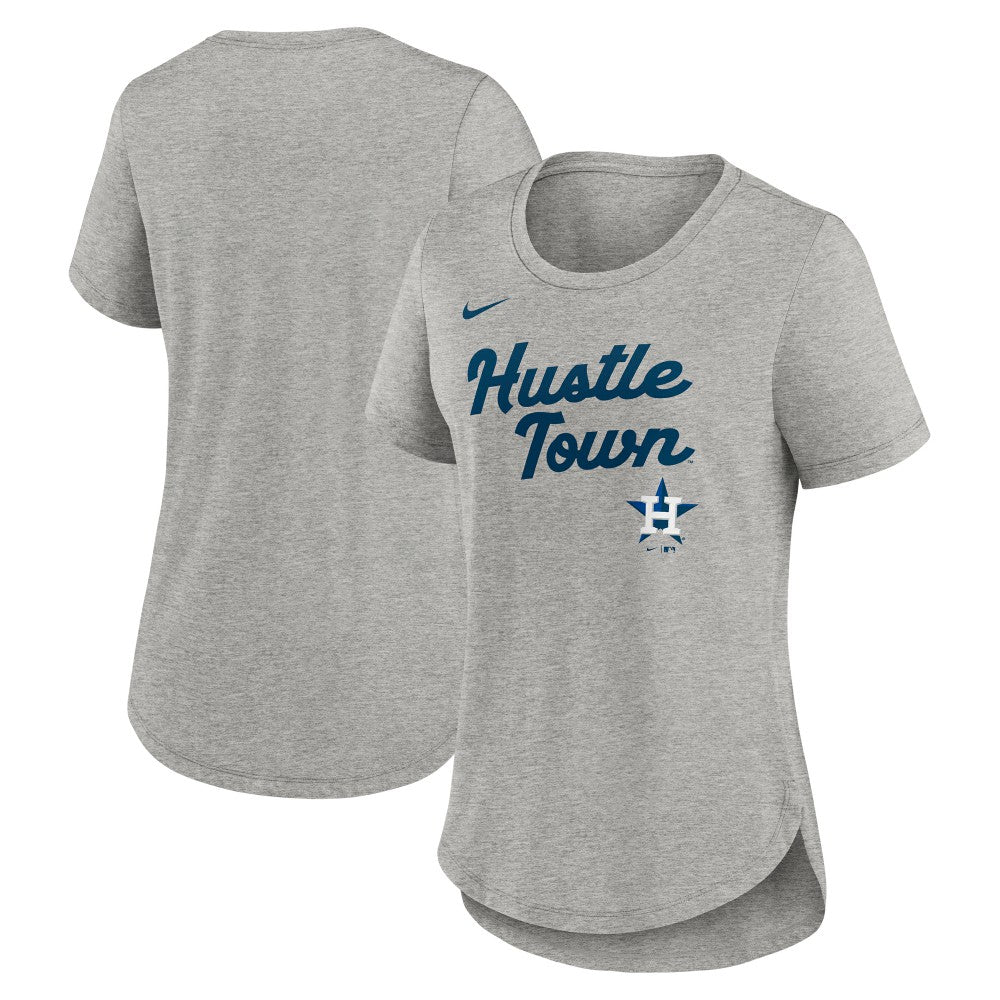 Houston Astros Nike Women's Script Tri-Blend T-Shirt | MLB New