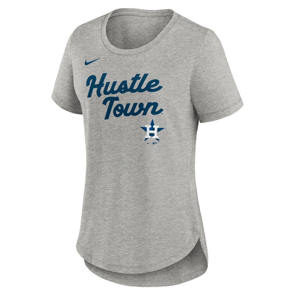 Houston Astros Nike Women's Script Tri-Blend T-Shirt | MLB New