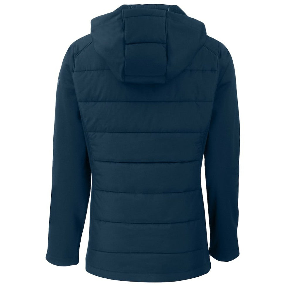 Seattle Mariners Cutter & Buck Women's  Evoke Hybrid Eco Softshell Recycled Full-Zip Hoodie Jacket | MLB Online