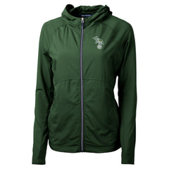 Athletics Cutter & Buck Women's Adapt Eco Knit Hybrid Recycled Full-Zip Hoodie | MLB US
