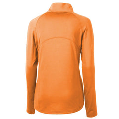 Detroit Tigers Cutter & Buck Women's  DryTec Adapt Eco Knit Stretch Recycled Raglan Half-Zip Top | MLB Outlet