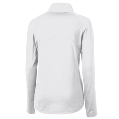Philadelphia Phillies Cutter & Buck Women's Cooperstown Collection DryTec Adapt Eco Knit Stretch Recycled Raglan Half-Zip Top | MLB New
