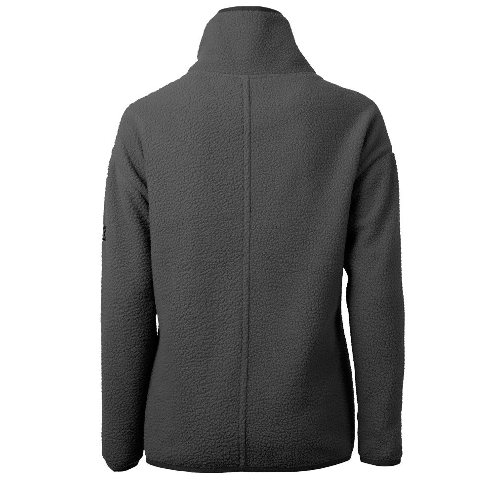 Cincinnati Reds Cutter & Buck Women's Cooperstown Collection Cascade Eco Sherpa Fleece Half-Zip Pullover Jacket | MLB Sale