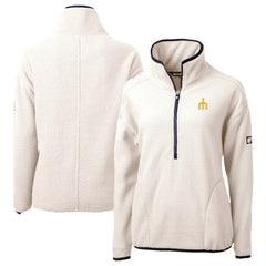 Seattle Mariners Cutter & Buck Women's  Cascade Eco Sherpa Fleece Half-Zip Pullover Jacket | MLB Online