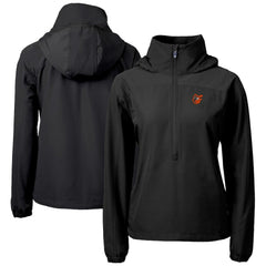 Baltimore Orioles Cutter & Buck Women's  Charter Eco Recycled Half-Zip Anorak Jacket | MLB On Sale