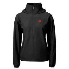 Baltimore Orioles Cutter & Buck Women's  Charter Eco Recycled Half-Zip Anorak Jacket | MLB On Sale