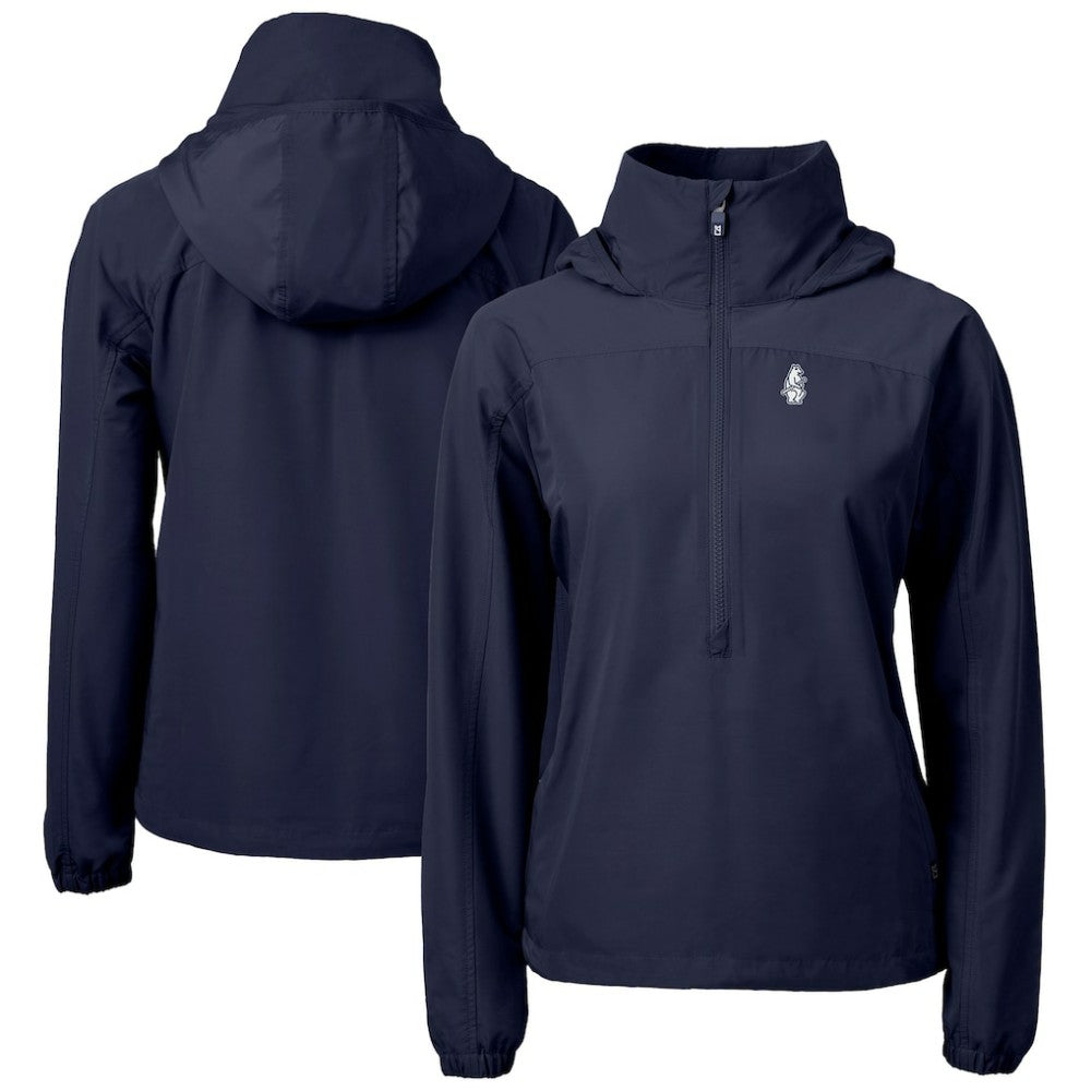Chicago Cubs Cutter & Buck Women's Cooperstown Collection Charter Eco Recycled Half-Zip Anorak Jacket | MLB Online