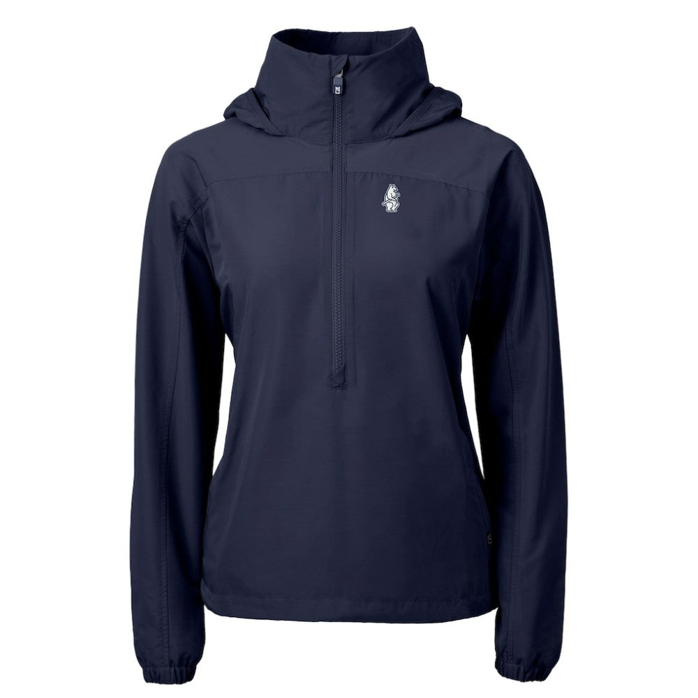 Chicago Cubs Cutter & Buck Women's Cooperstown Collection Charter Eco Recycled Half-Zip Anorak Jacket | MLB Online