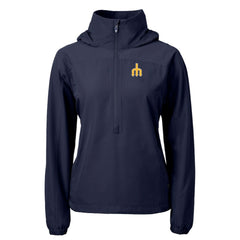 Seattle Mariners Cutter & Buck Women's  Charter Eco Recycled Half-Zip Anorak Jacket | MLB Shop