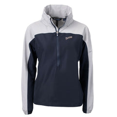 San Diego Padres Cutter & Buck Women's Cooperstown Collection Charter Eco Recycled Half-Zip Anorak Jacket | MLB Online