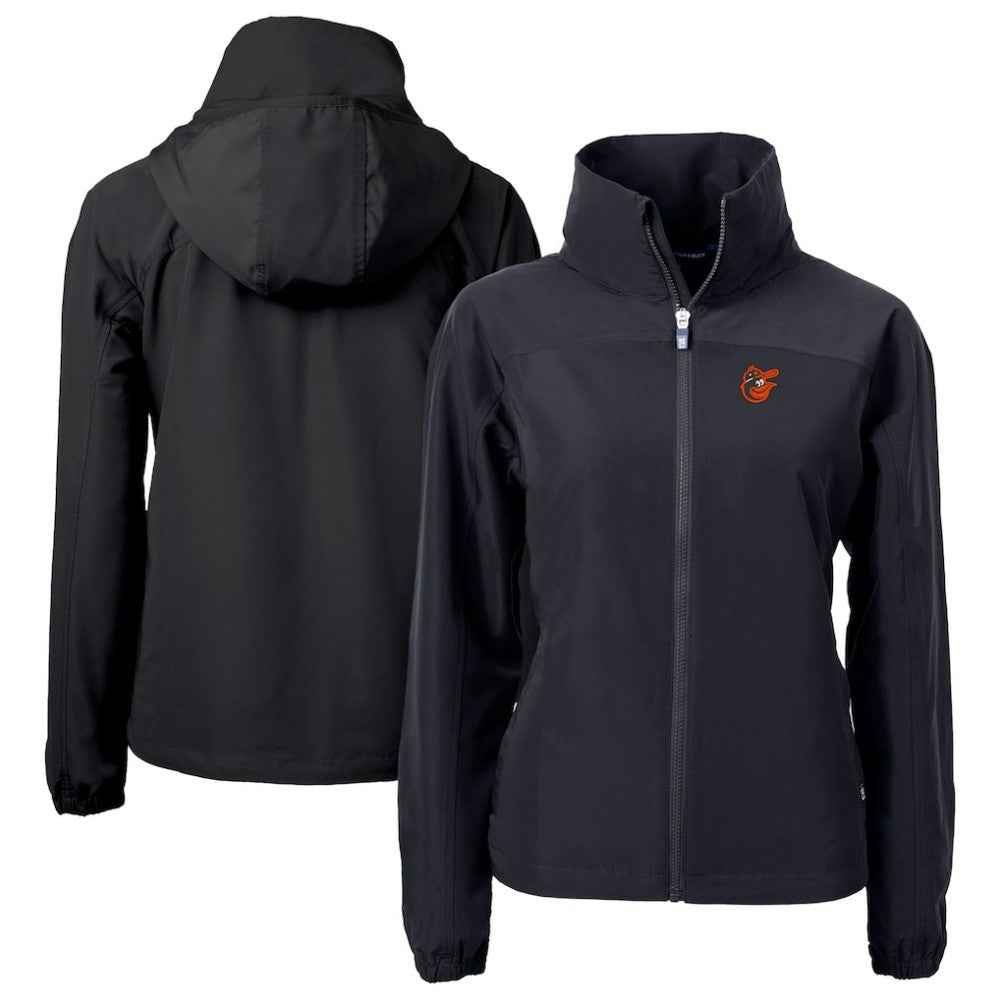 Baltimore Orioles Cutter & Buck Women's  Charter Eco Recycled Full-Zip Jacket | MLB On Sale