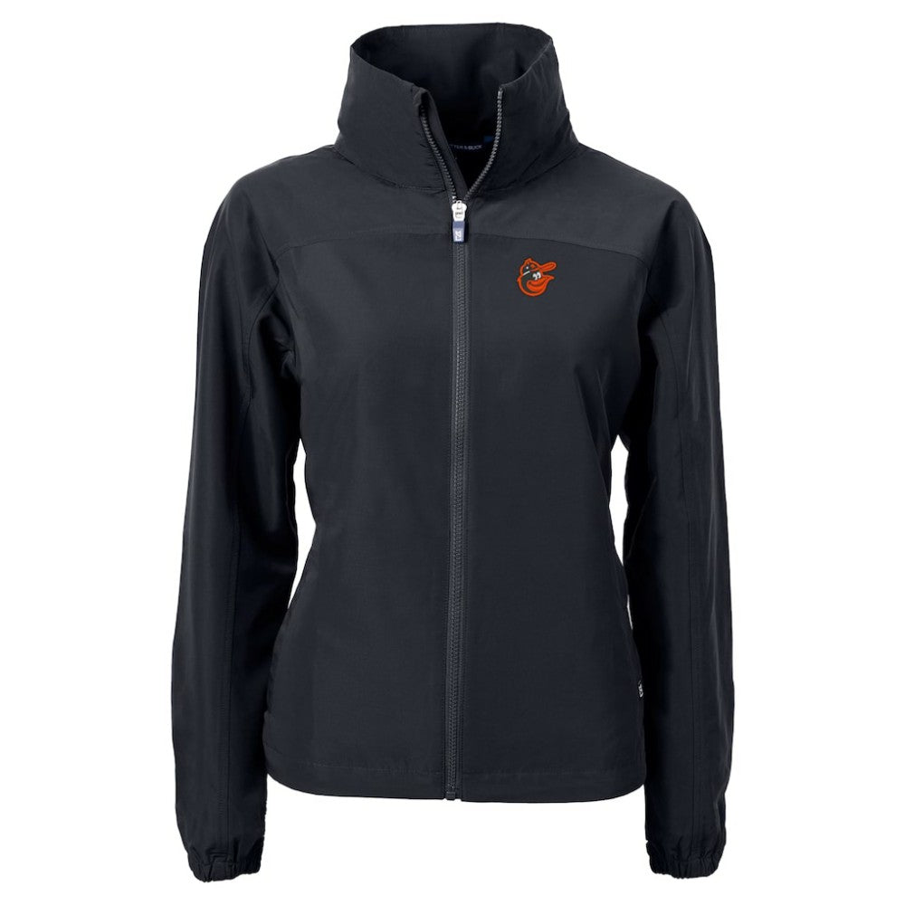 Baltimore Orioles Cutter & Buck Women's  Charter Eco Recycled Full-Zip Jacket | MLB On Sale