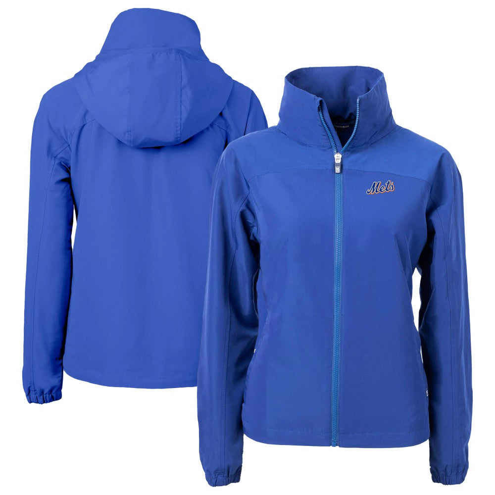New York Mets Cutter & Buck Women's  Charter Eco Recycled Full-Zip Jacket | MLB Shop