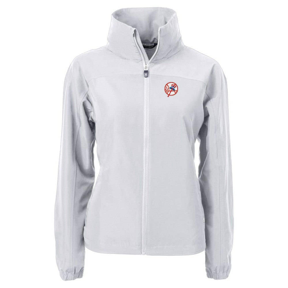New York Yankees Cutter & Buck Women's Cooperstown Collection Charter Eco Recycled Full-Zip Jacket | MLB Near me