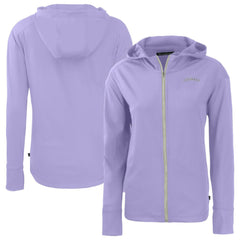 Colorado Rockies Cutter & Buck Women's  Daybreak Eco Recycled Full-Zip Hoodie Jacket | MLB On Sale