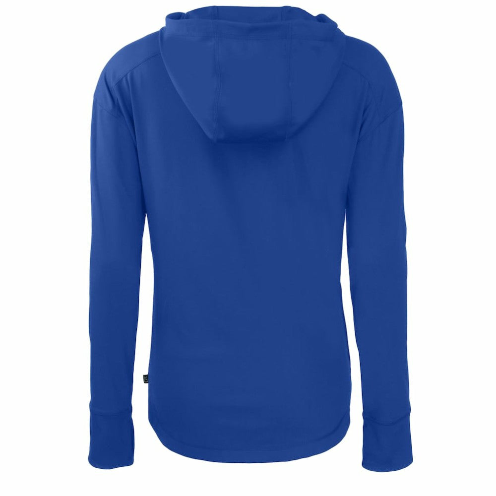 Texas Rangers Cutter & Buck Women's Cooperstown Collection Daybreak Eco Recycled Full-Zip Hoodie Jacket | MLB Discount