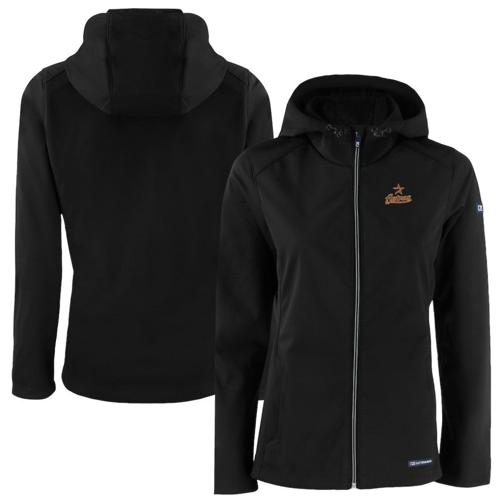 Houston Astros Cutter & Buck Women's Evoke Eco Softshell Recycled Full-Zip Jacket | MLB Sale