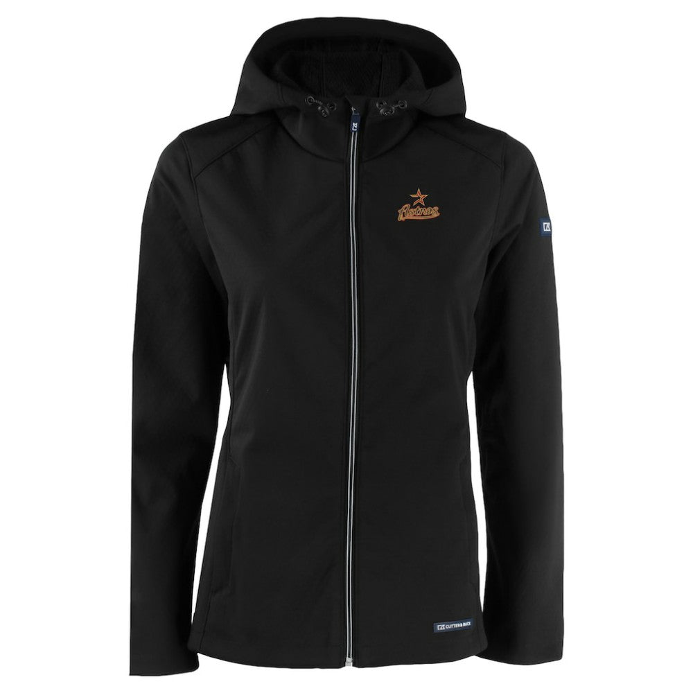 Houston Astros Cutter & Buck Women's Evoke Eco Softshell Recycled Full-Zip Jacket | MLB Sale