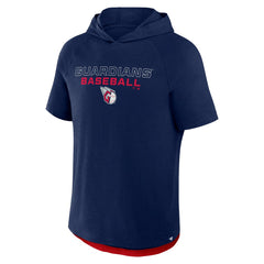 Cleveland Guardians Fanatics Clubhouse Optimal Play Raglan Hoodie T-Shirt | MLB For sale