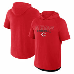 Cincinnati Reds Fanatics Clubhouse Optimal Play Raglan Hoodie T-Shirt | MLB US