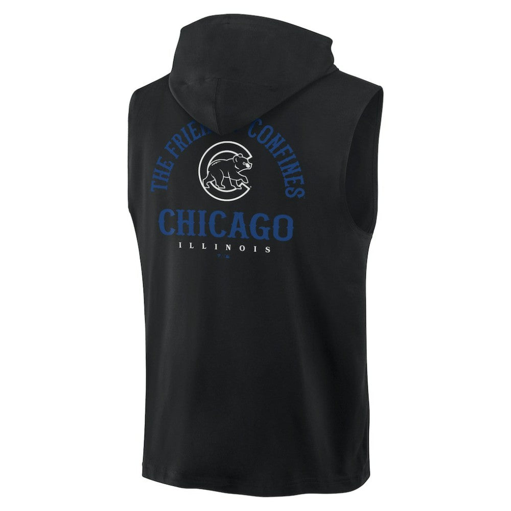 Chicago Cubs Fanatics Fire Speed Sleeveless Pullover Hoodie | MLB Near me
