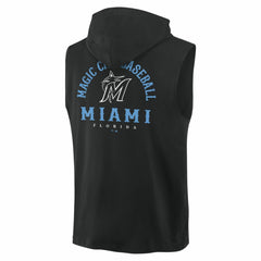 Miami Marlins Fanatics Fire Speed Sleeveless Pullover Hoodie | MLB Near me