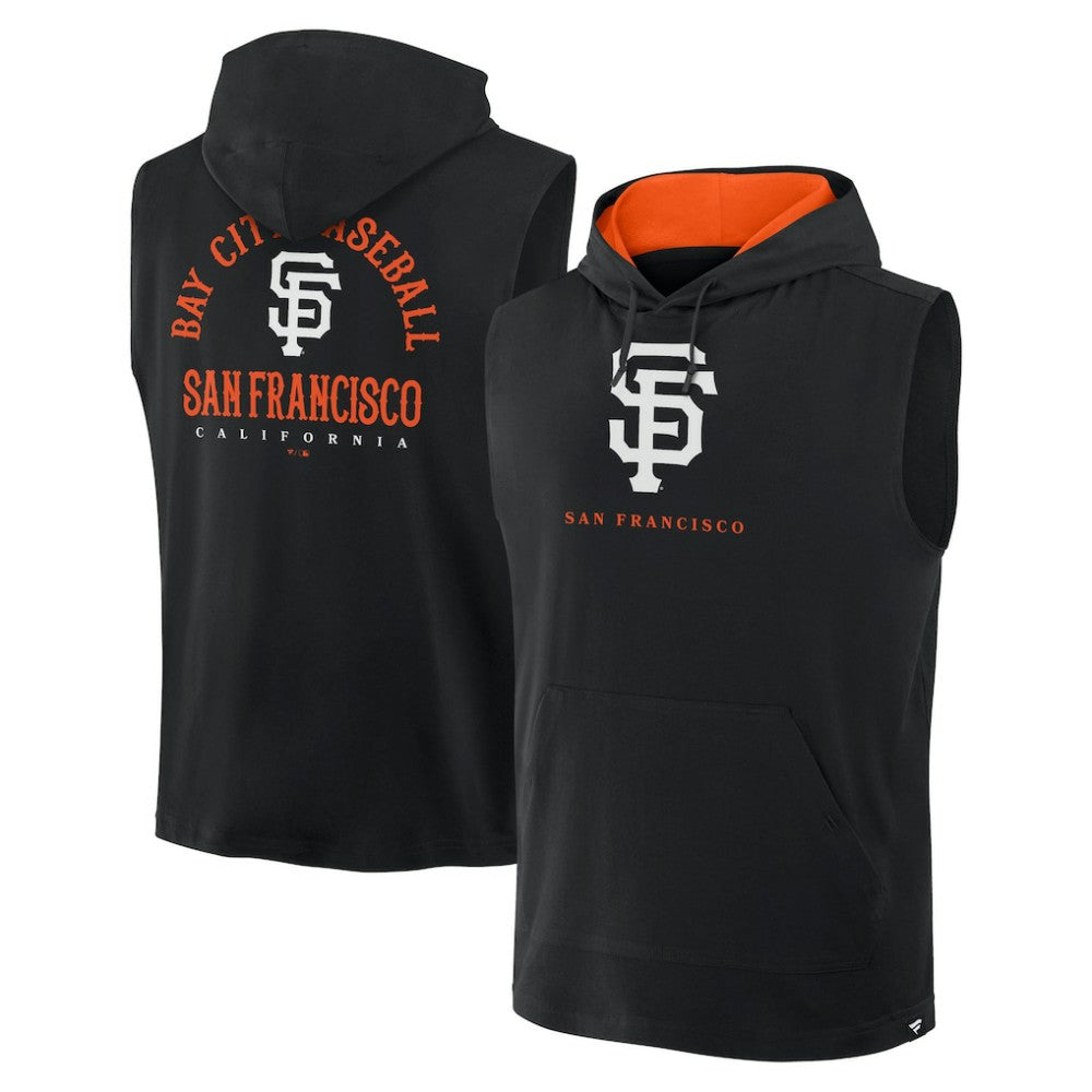 San Francisco Giants Fanatics Fire Speed Sleeveless Pullover Hoodie | MLB Outlet