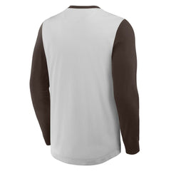 San Diego Padres Fanatics Clubhouse Long Sleeve Henley Shirt | MLB For sale