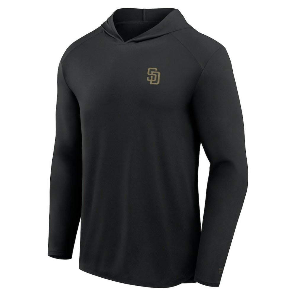 San Diego Padres Fanatics Front Office Power Mono Long Sleeve Hoodie T-Shirt | MLB On Sale