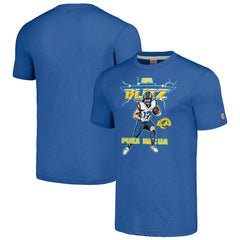 Los Angeles Rams  Puka Nacua  Homage Unisex NFL Blitz Player Tri-Blend T-Shirt
