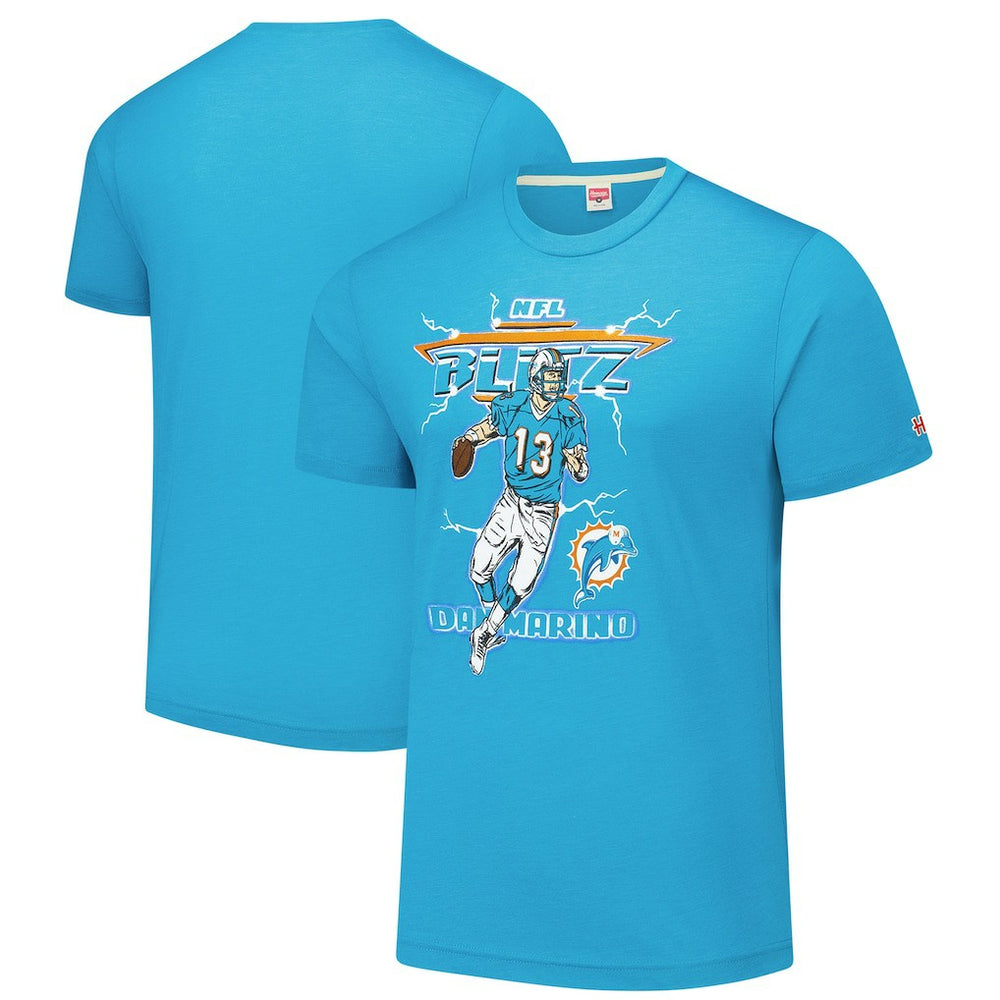 Miami Dolphins  Dan Marino  Homage Unisex NFL Blitz Retired Player Tri-Blend T-Shirt