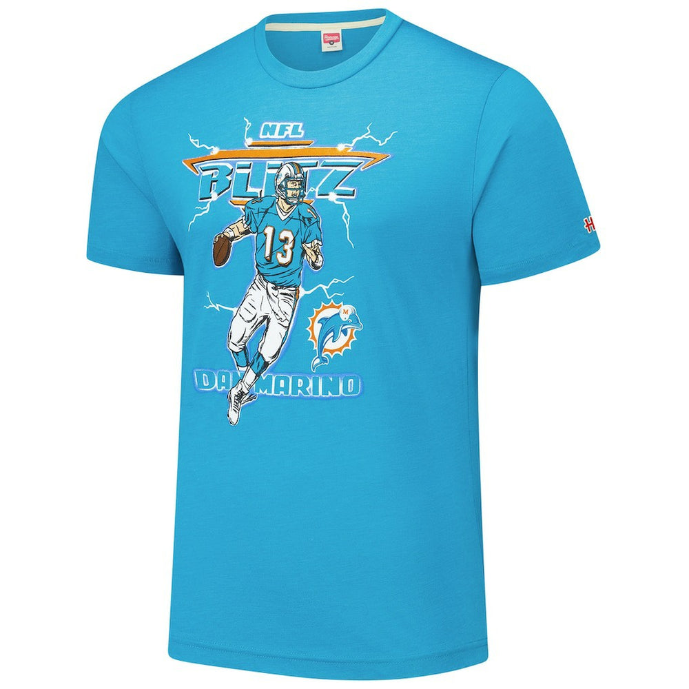 Miami Dolphins  Dan Marino  Homage Unisex NFL Blitz Retired Player Tri-Blend T-Shirt