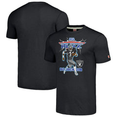 Las Vegas Raiders  Bo Jackson  Homage Unisex NFL Blitz Retired Player Tri-Blend T-Shirt