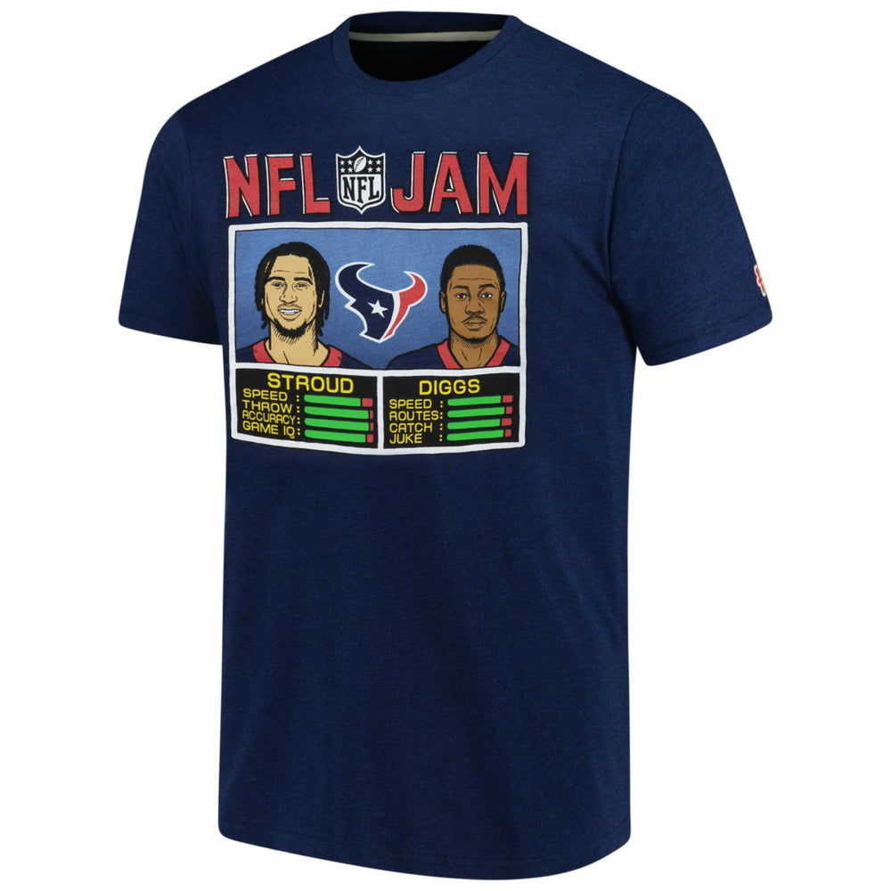 Houston Texans  C.J. Stroud & Stefon Diggs  Homage Unisex NFL Jam Tri-Blend T-Shirt