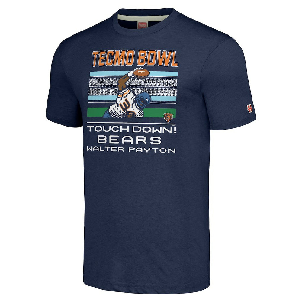 Chicago Bears  Walter Payton  Homage Unisex Tecmo Bowl Retired Player Graphic Tri-Blend T-Shirt
