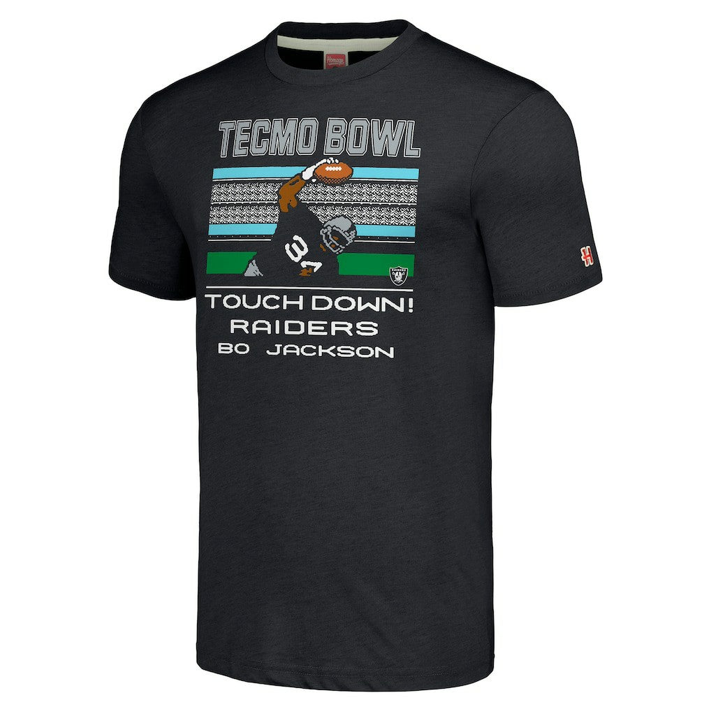 Las Vegas Raiders  Bo Jackson  Homage Unisex Tecmo Bowl Retired Player Graphic Tri-Blend T-Shirt