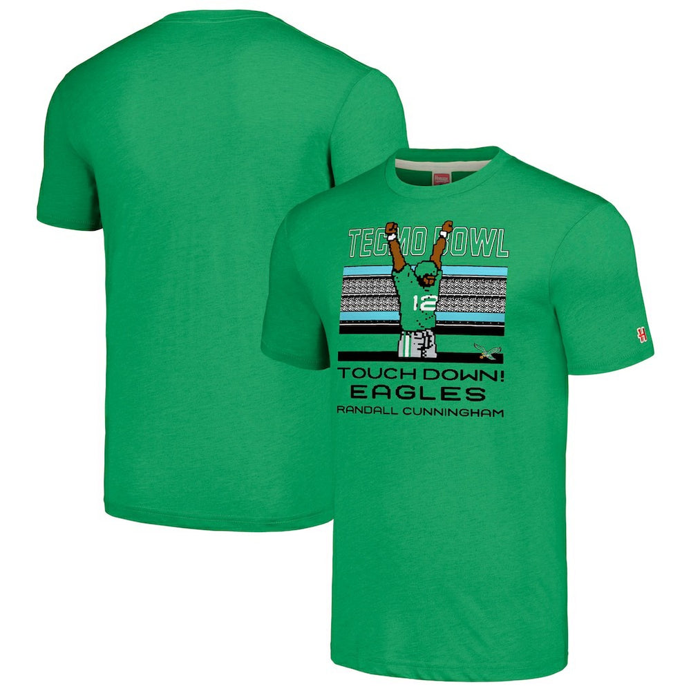Philadelphia Eagles  Randall Cunningham  Homage Unisex Tecmo Bowl Retired Player Graphic Tri-Blend T-Shirt