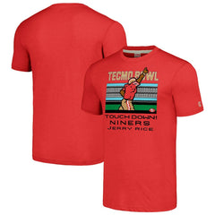 San Francisco 49ers  Jerry Rice  Homage Unisex Tecmo Bowl Retired Player Graphic Tri-Blend T-Shirt