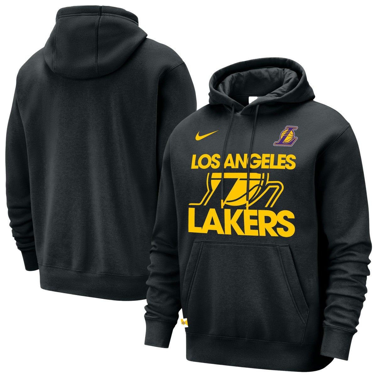Los Angeles Lakers Courtside Club Pullover Hoodie Outlet