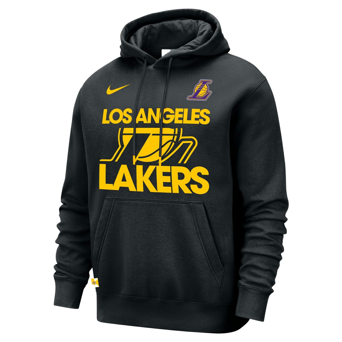 Los Angeles Lakers Courtside Club Pullover Hoodie Outlet