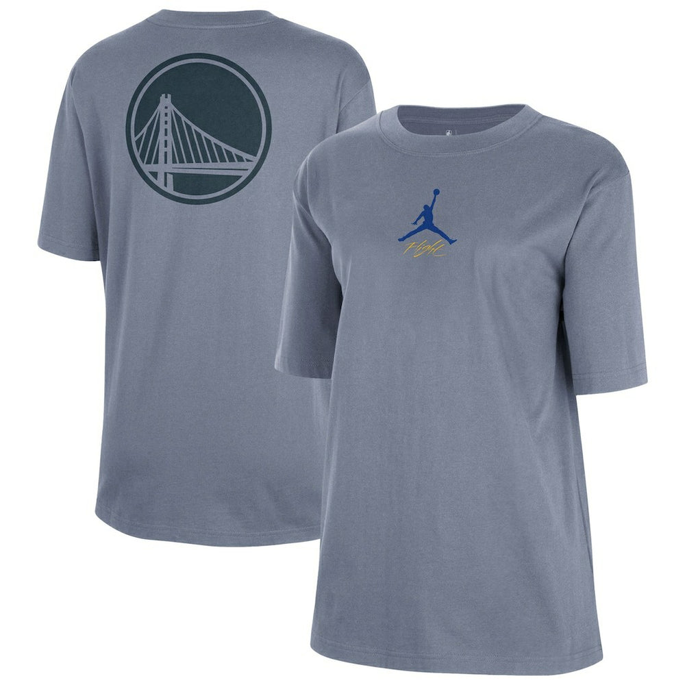 Golden State Warriors Jordan Brand Women's Courtside Statement Edition Boyfriend T-Shirt sale For Sale