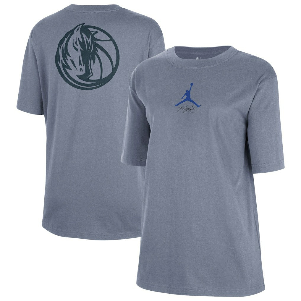 Dallas Mavericks Jordan Brand Women's Courtside Statement Edition Boyfriend T-Shirt sale Discount
